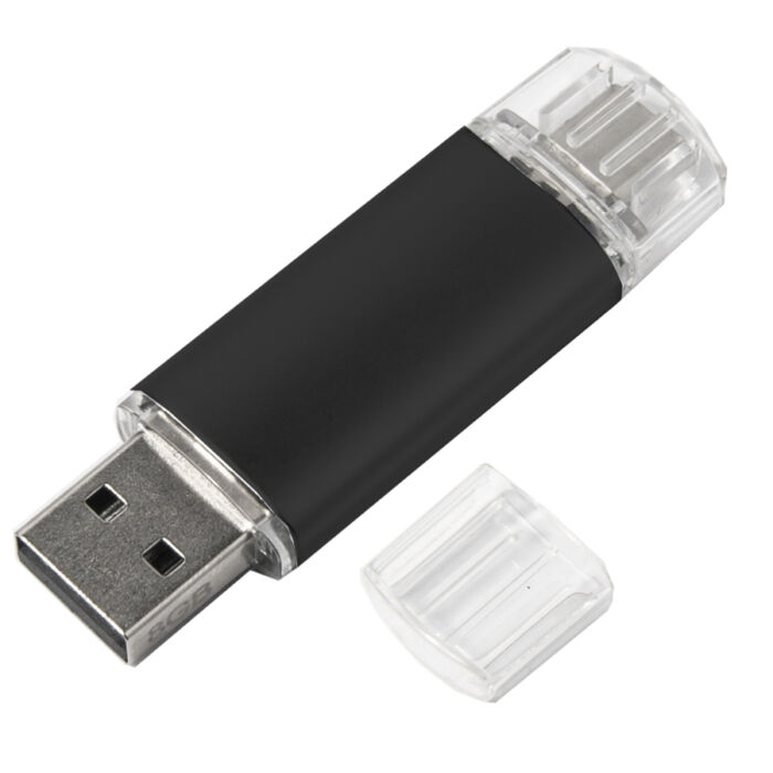 USB flash-карта ASSORTI OTG Type-C (8Гб), черный