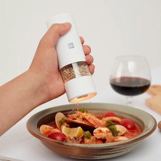 Электрическая мельница для специй HuoHou Electric Grinder Rechargeable, белый