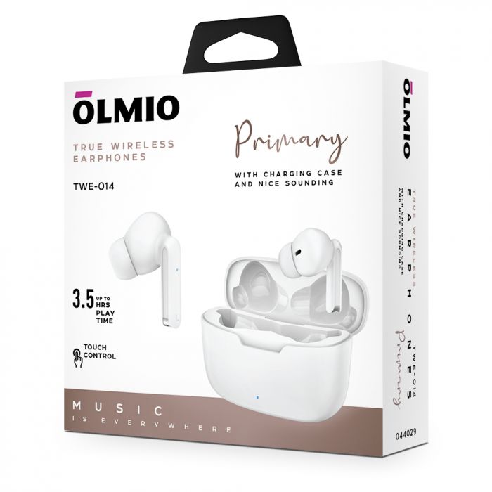 Наушники True Wireless Olmio TWE-014, черный