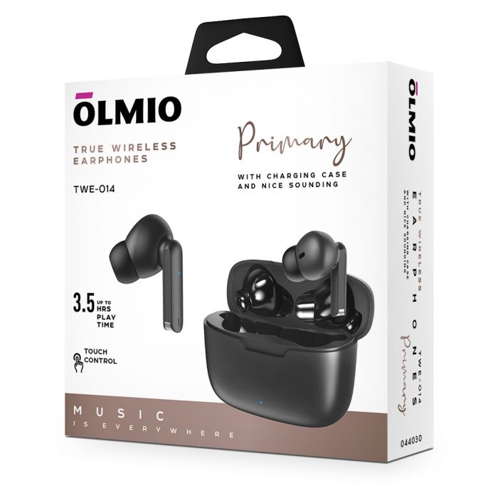 Наушники True Wireless Olmio TWE-014, белый