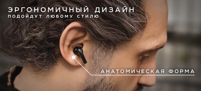 Наушники True Wireless Olmio TWE-018