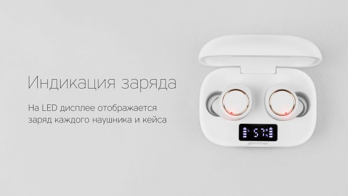 Наушники True Wireless Rombica Mysound Licato, черный