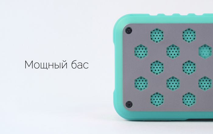 Портативная колонка Rombica Мysound Twinbox, бирюзовый