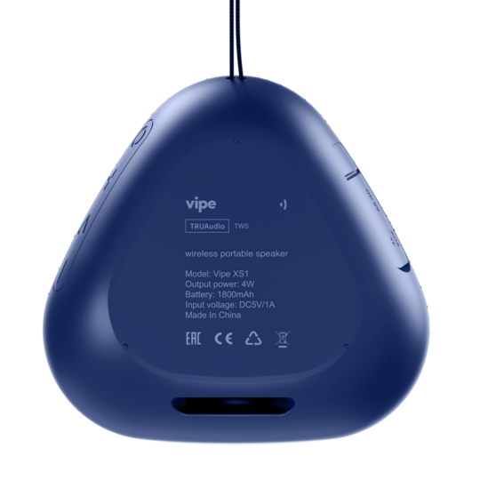 Портативная колонка Vipe XS1, синий