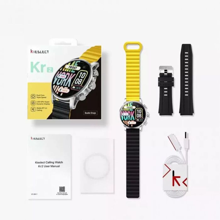 Смарт-часы Kieslect Calling Watch Kr2, серебро