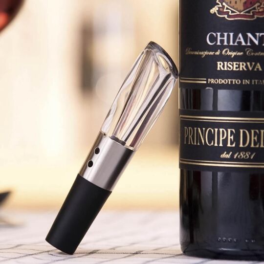 Винный аэратор Circle Joy Stainless Steel Wine Pourer & Aerator