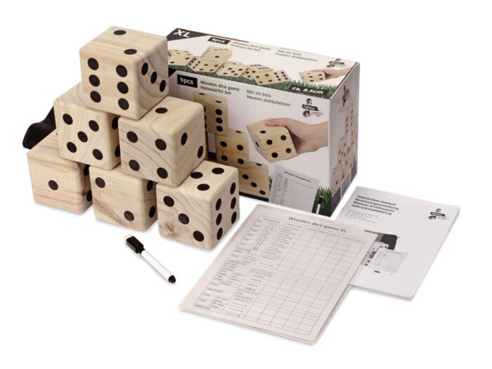 Деревянная игра в кости, XL Dice