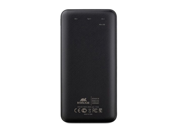 RIVACASE VA2120 (20000mAh), внешний аккумулятор /24