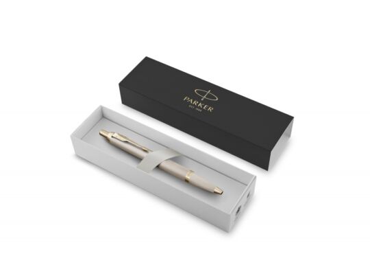 Ручка шариковая Parker IM, золотистый, перламутровый, серебристый