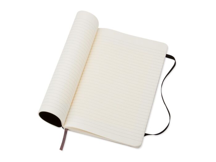 Записная книжка Moleskine Classic Soft (в линейку), Large (13х21см), черный