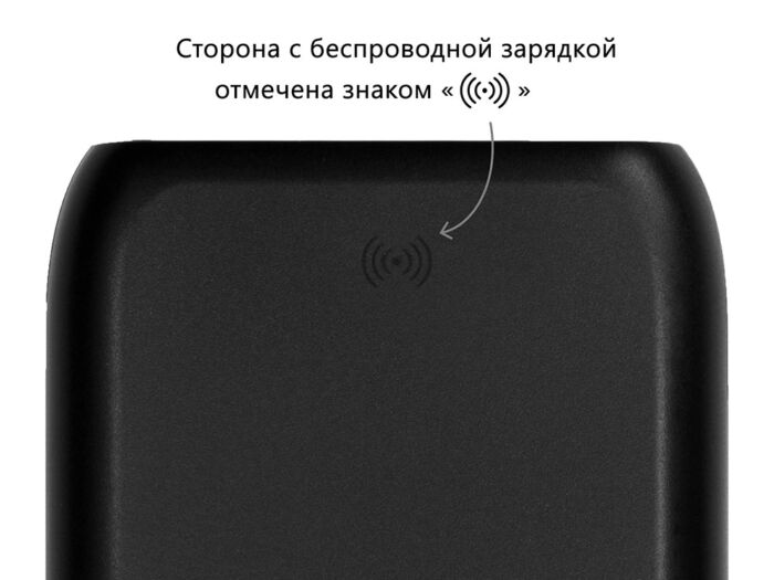 Портативное беспроводное зарядное устройство с док-станцией Uniq, 10000 mah, черный