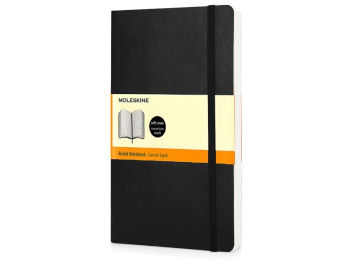 Подарочный набор Moleskine Indiana с блокнотом А5 Soft и ручкой, черный