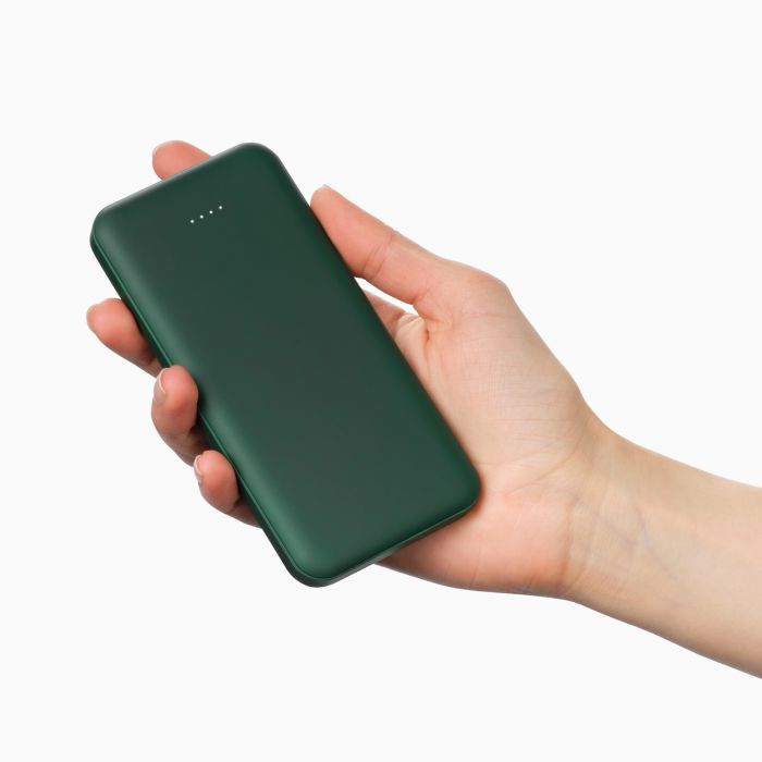 Внешний аккумулятор Elari Plus 10000 mAh, зеленый